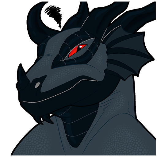 My lizard fursona making an grumpy face.