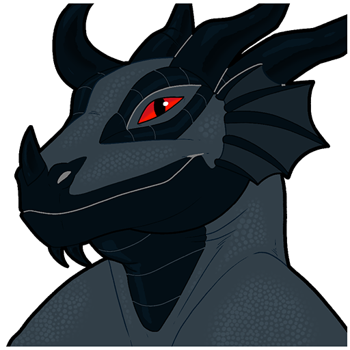 My lizard fursona making an smile face.